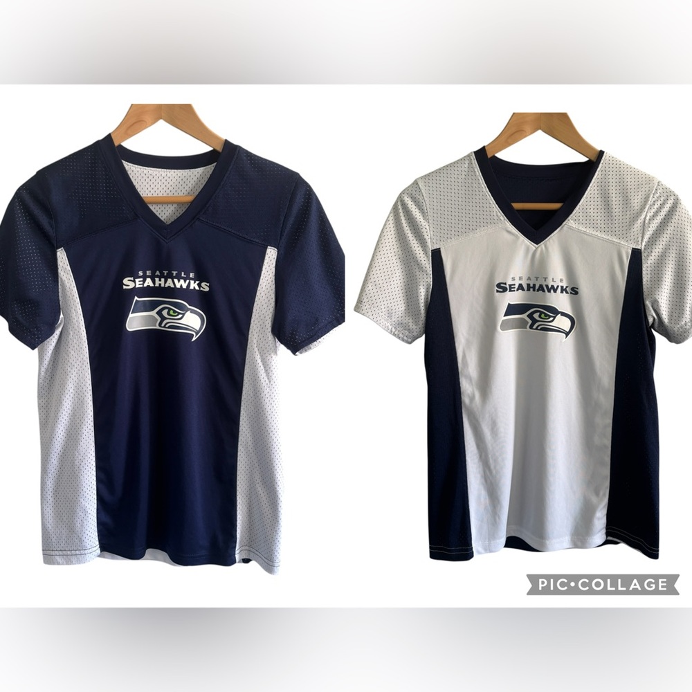 Augusta NFL Seattle Seahawks Pro Flag Football Reversible Jersey Youth XL